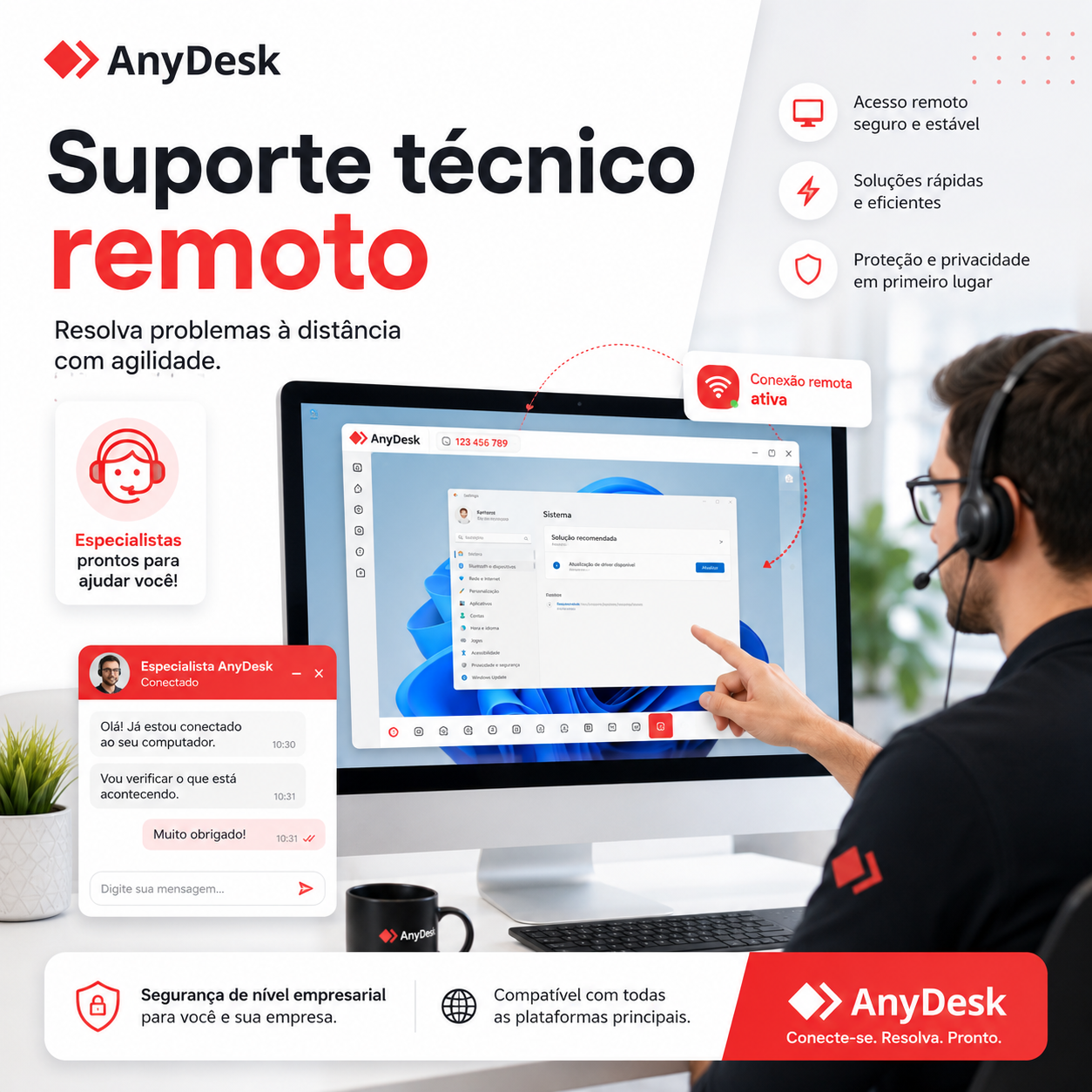 Tutorial para instalar o AnyDesk no Windows